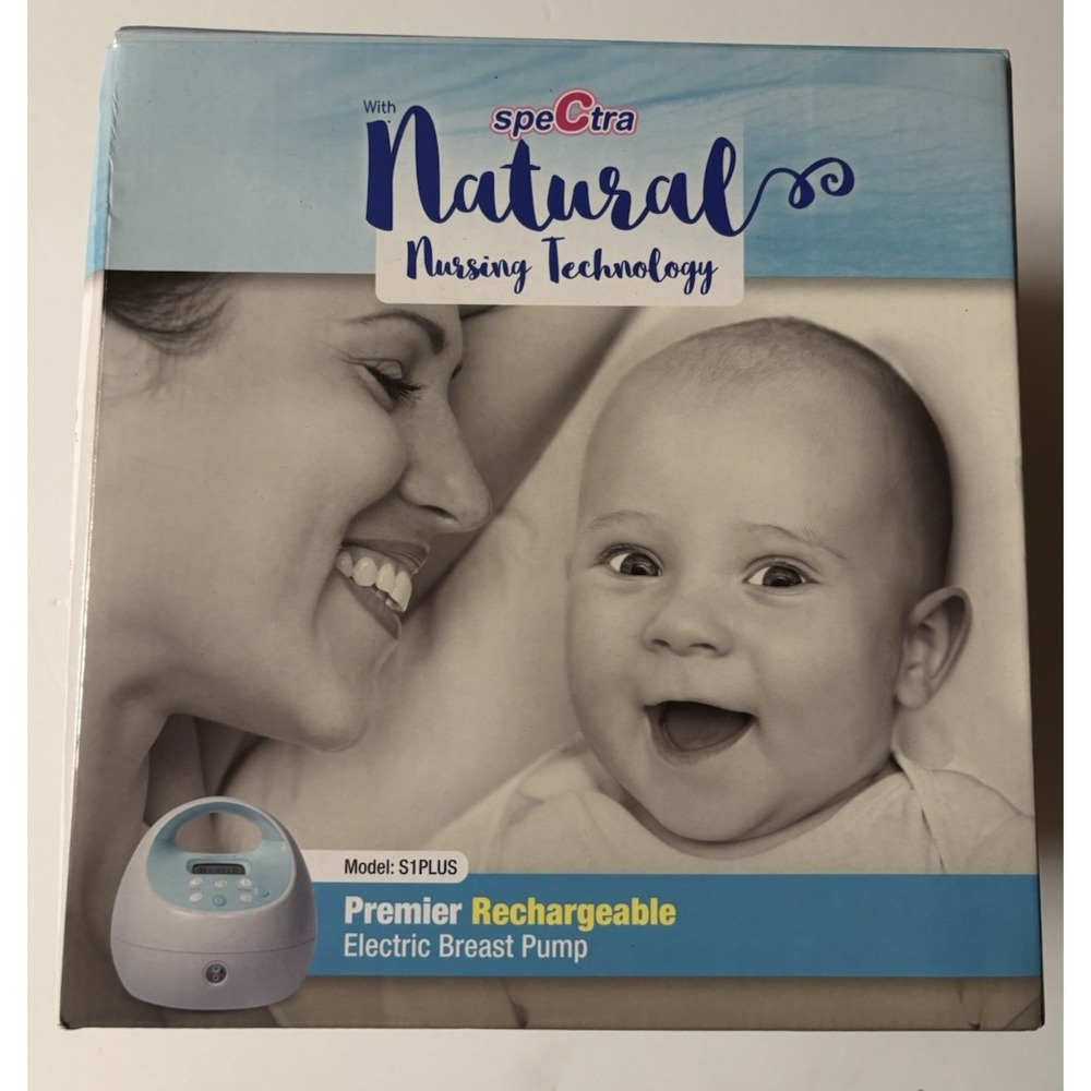 New Spectra S1+ Double Electric Breast Pump with Rechargeable Battery & Bag